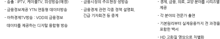 방송 등 멀티미디어 사업